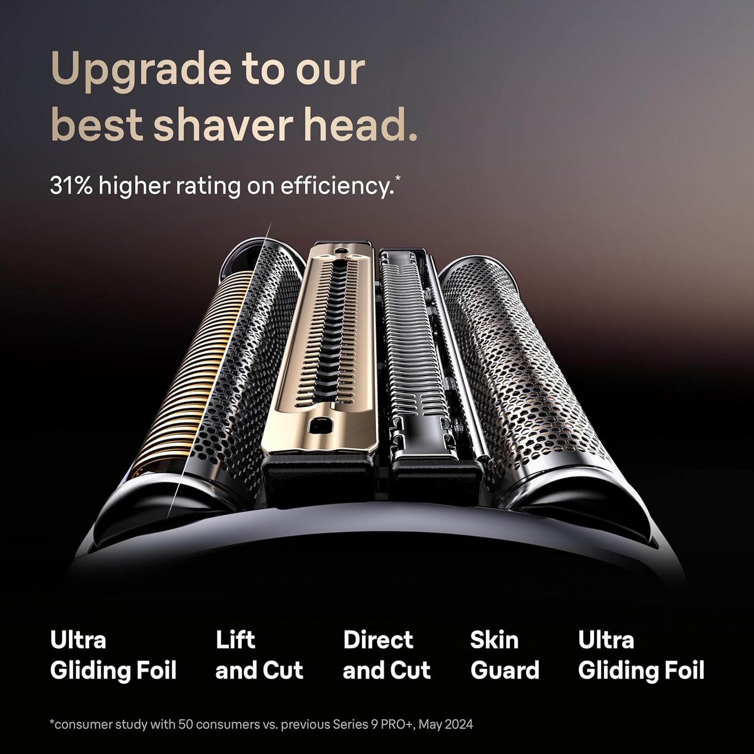 Braun NEVO Electric Shaver Original Replacement Head, Get Back 100% Performance, Compatible with NEVO Shavers, Black